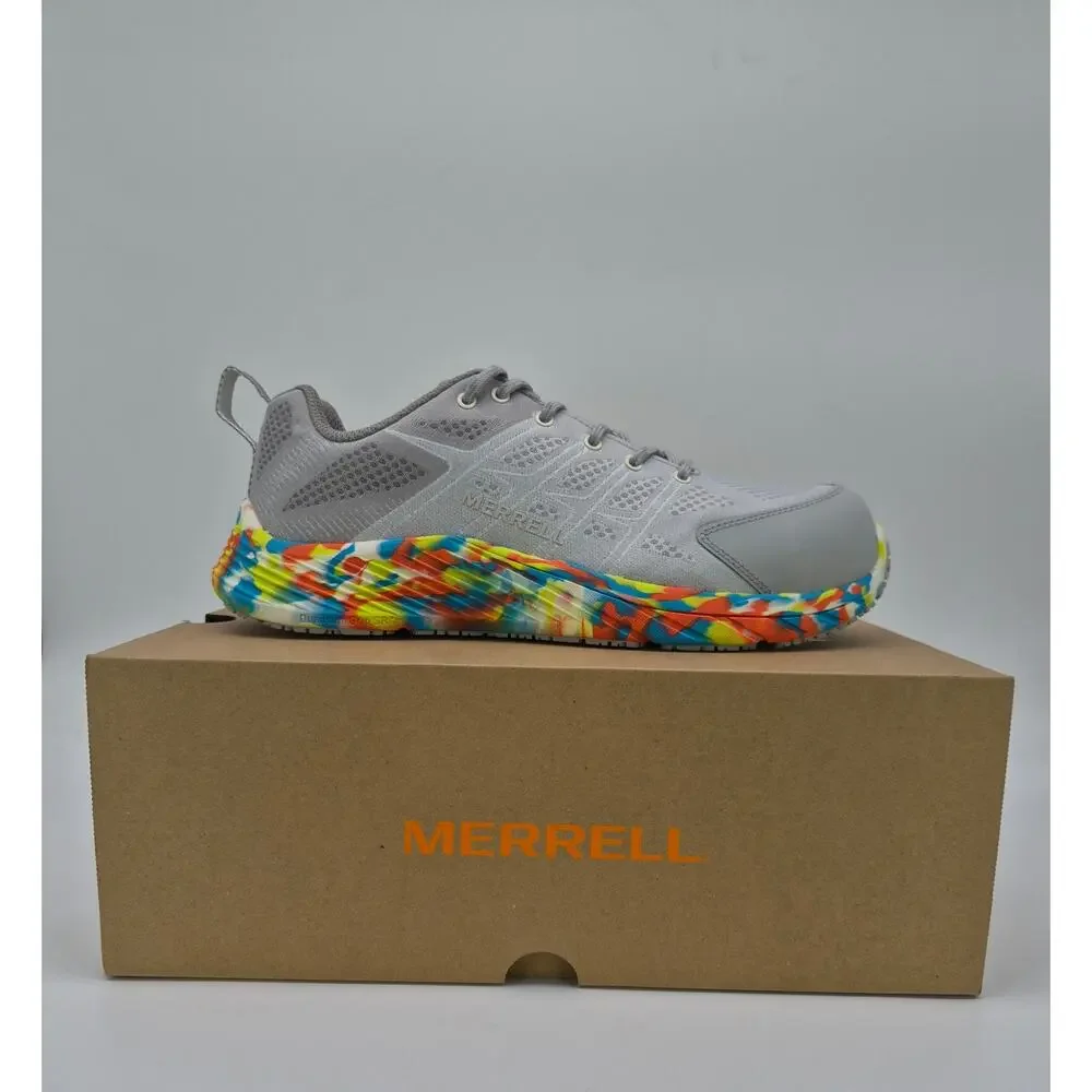 Merrell Moab Flight CF Work Shoes Women’s Size 9.5 Gray Multicolor SR Comfort